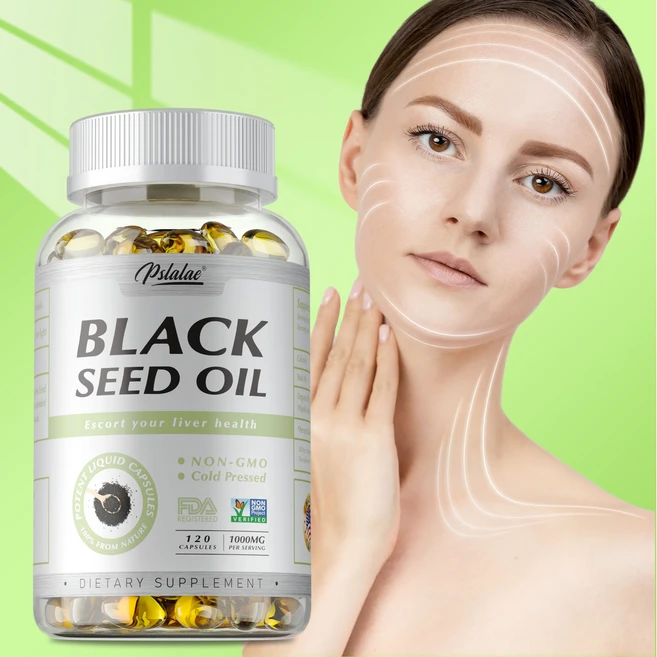 블랙 시드 오일 1000mg - 유기농 냉압착 소화 관절 면역 건강 증진, 1개, 60정 - 쿠팡