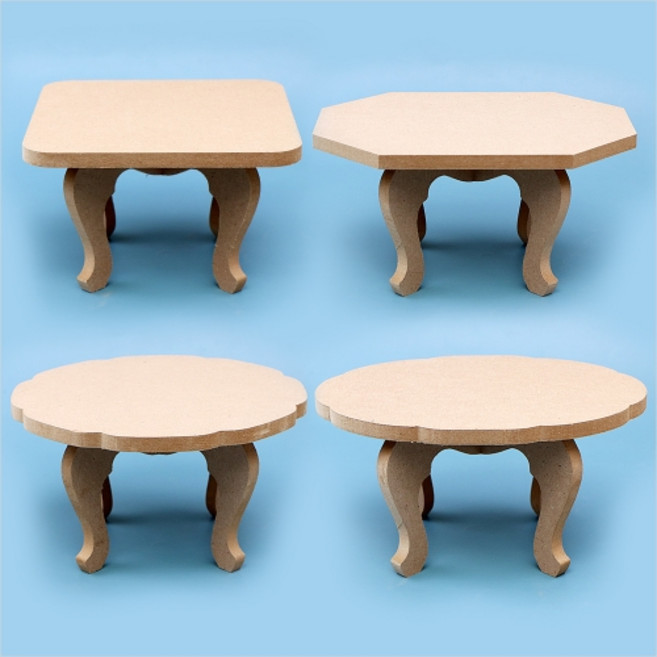 우드 전통 찻상 티 테이블, 타원 찻상     [O-08-124], 1개