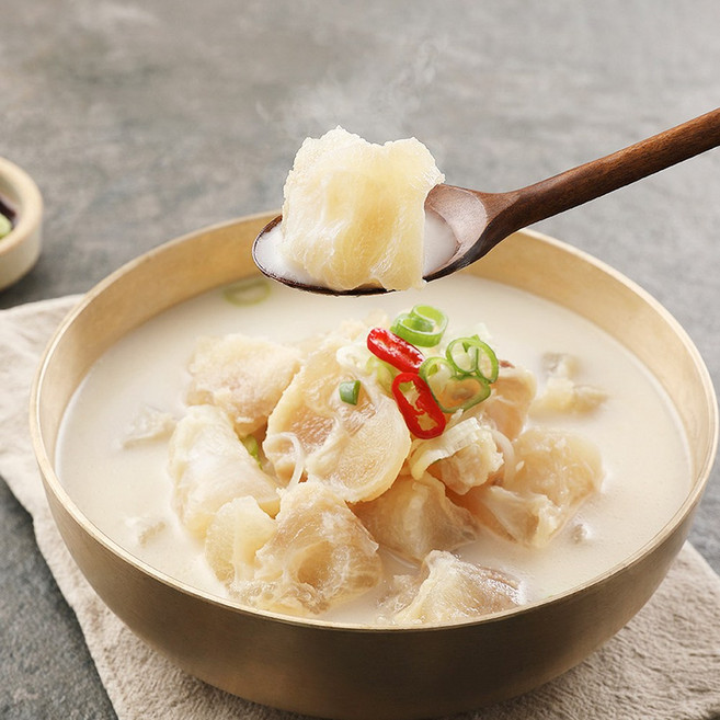 [맛꾼 단독] 간편조리 실온보관 스지 가득 도가니탕 또가니탕, 1개, 500g