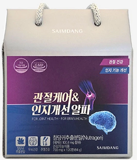 사임당 관절케어 인지개선 알파 700mgX120정(84g) - 쿠팡