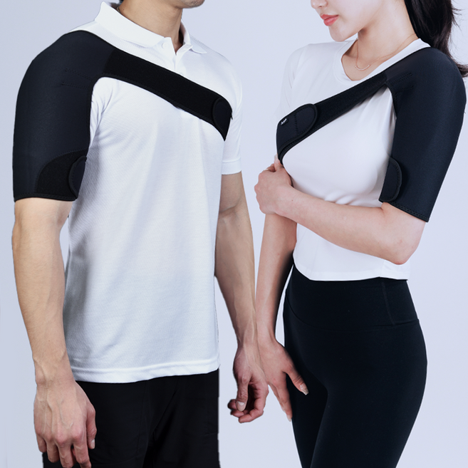 HNF 어깨 보호대 회전근개 아대 쇄골 고정 압박밴드 깁스 파열 양쪽, 좌, B 타입(어깨 90이하 권장), 추가구매X, 1개