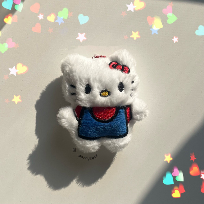 당일배송 헬로키티 키티인형 가방고리 키티 미니 인형 가방 고리 가방 키홀더 고양이, 1개, 1종류
