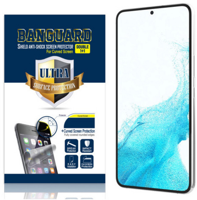 닥터가드 국내생산 뱅가드 휴대폰 액정 보호 필름, 1세트