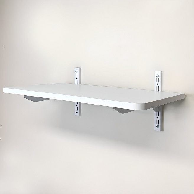 하드웰 철제 시스템 벽선반, 화이트, 1단