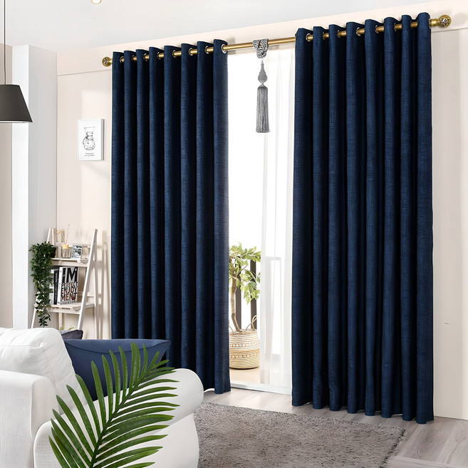 리더디자인 방한 방풍 냉난방등 무난한 사계절암막커튼 아일렛형 사은품 자석타이백증정(봉별도구매)