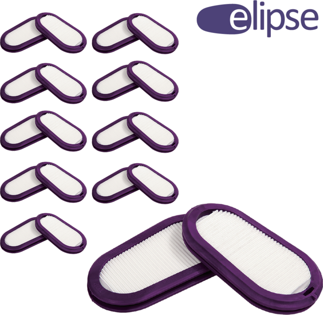 GVS 일립스 방진마스크 P100용 필터 SPR321, 10세트, 흰색