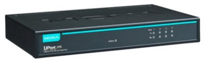 MOXA UPORT 1410 USB 轉 4 端口 RS-232 串行集線器, 1個