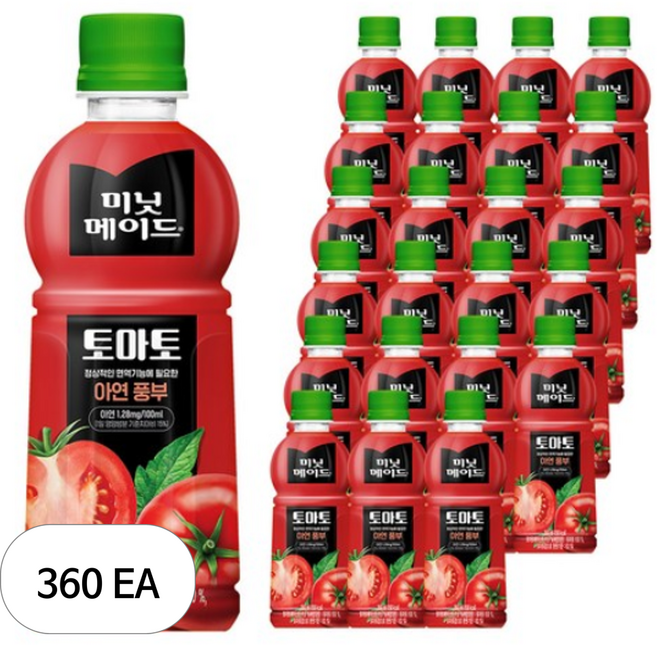 미닛메이드 토마토, 350ml, 360개