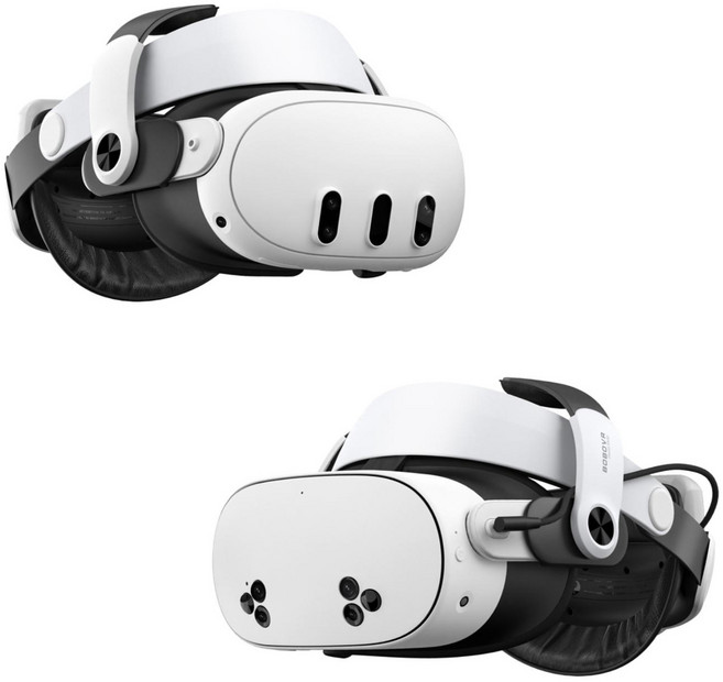 메타 퀘스트3S 헤드 배터리 헤일로 스트랩 BOBO VR 필수 악세사리 M3 PRO 퀘스트3, 1개, 기본