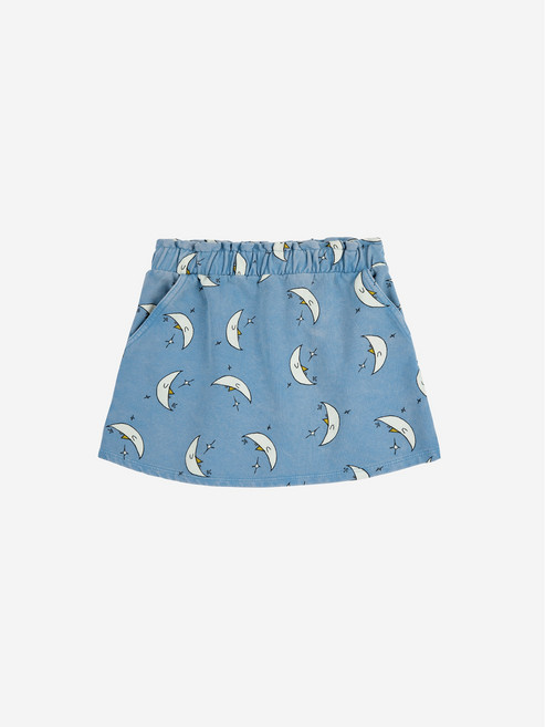 FW24 보보쇼즈 달 스커트 블루 BOBO CHOSES Beneath the Moon all over skirt