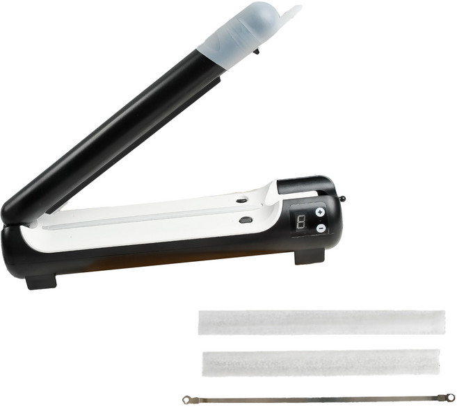 제이토리 비닐접착기 실링기 비닐 포장기 밀봉기 S-210-5mm + 열선1 테프론천2, 블랙, 1개