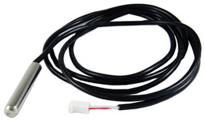 NTC 온도 센서 서미스터 방수형 프로브 10K 1% 3950, 1개