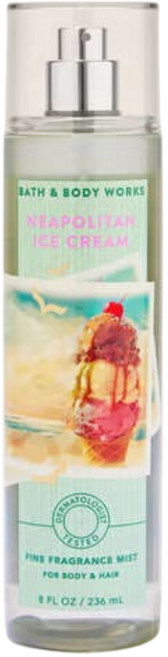 [Bath and Body works] 배쓰 앤 바디웍스 BBW 향기로운 나폴리탄 아이스크림 바디미스트, 1개, 236ml
