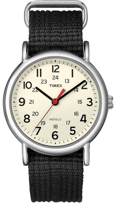 Timex 남성용 위켄더 슬립 스루 스트랩 시계 (T2N747KW)