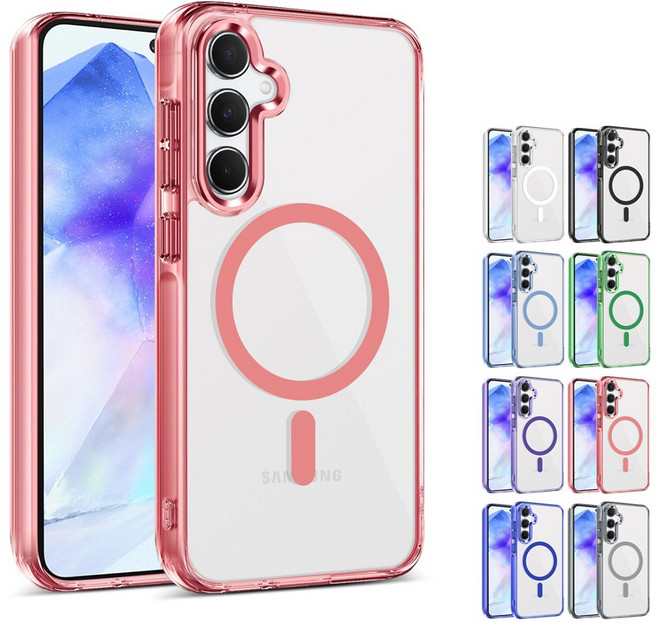 갤럭시 A시리즈 아이스컬러 맥세이프 클리어 케이스