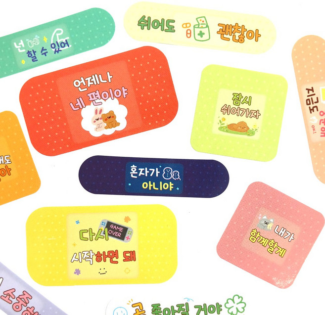 학토재 마인드업 밴드 스티커 1세트 5장 (공감위로 감정표현 인성교육), 단품, 단품