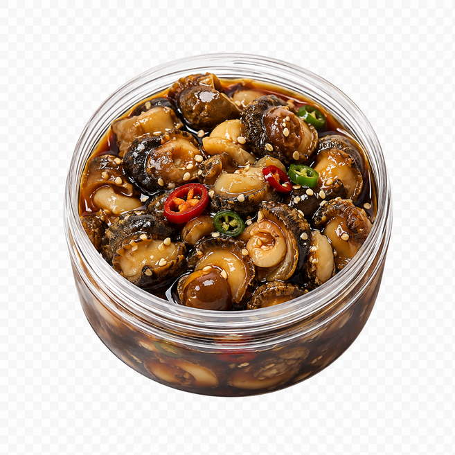 순살 간장 양념 게장 새우 꼬막 소라, 간장소라장, 300g, 1통