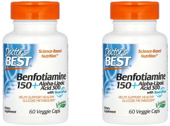 닥터스베스트 벤포티아민 150 알파리포산 300 60베지캡슐 2병, 2개, 60정