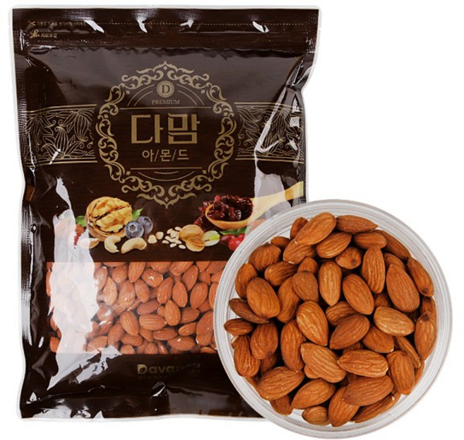 다맘 견과류 햇 생 아몬드 1kg, 1개