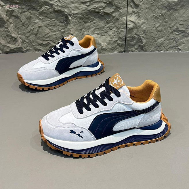 潮牌男鞋 舒適透氣休閒百搭低幫阿甘老爹鞋