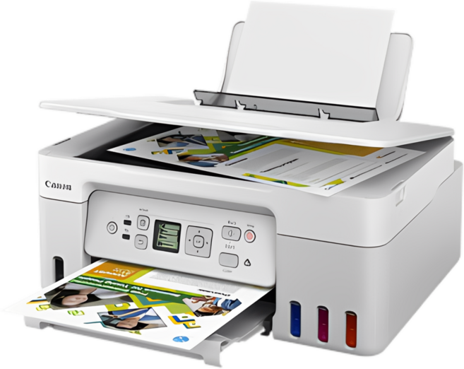 Canon PIXMA G3770 原廠大供墨複合機 (另有G2730/G3770), 方案二, 白色