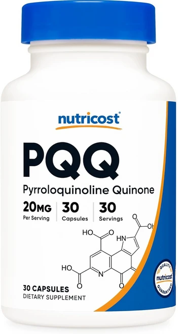 뉴트리코스트 PQQ 피로로퀴놀린퀴논 20mg 캡슐, 30정, 1개 - 쿠팡