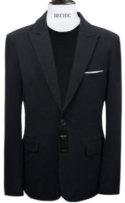 비시크 젠틀리 원버튼 블레이저