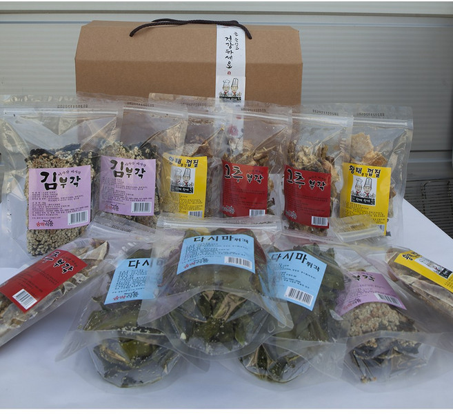 특별한선물세트 김부각50g3/고추부각60g3/다시마튀각40g3/황태껍질부각50g3, 1개