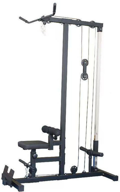 싱글 체스트 케이블머신 렛풀다운 홈짐 종합 렛타워, 회색, 1개