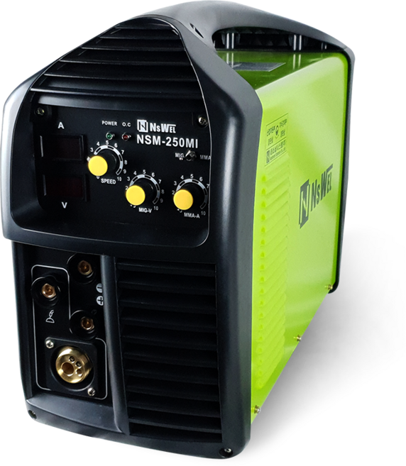 내쇼날시스템 휴대용 CO2 논가스 노가스 용접기 NSM-250MI SET, 1개
