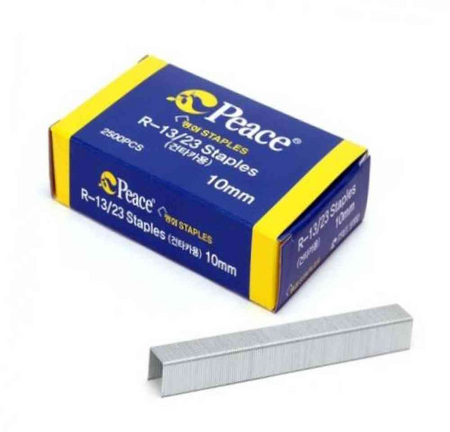 꼬미얌 R-13 23-10mm 스테이플러침 2500PCS 타카심