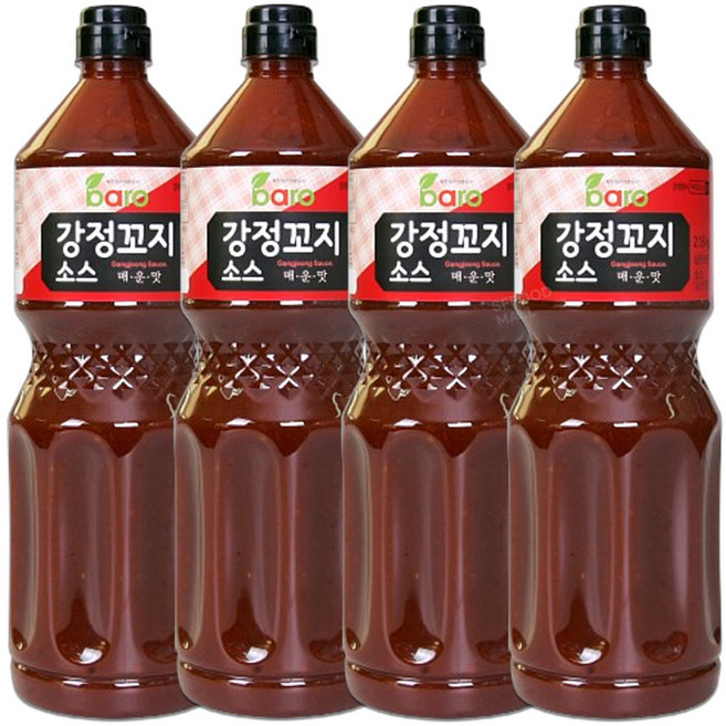바로 강정꼬지소스(매운맛) 2.15kg x 4개 닭강정꼬치소스