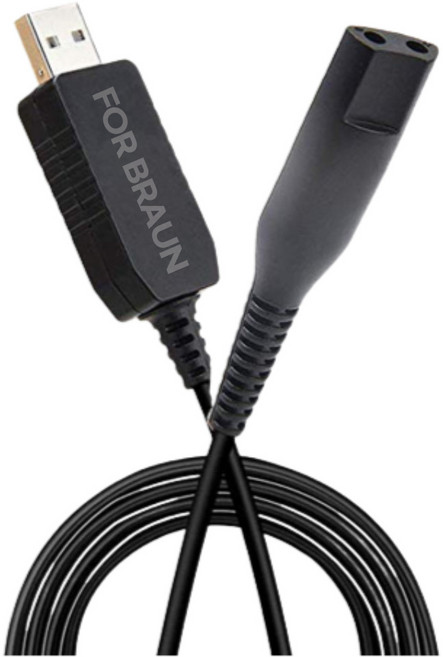 브라운 전기면도기 USB 충전 케이블 호환 3 4 5 7 9 Z C 1 2 시리즈