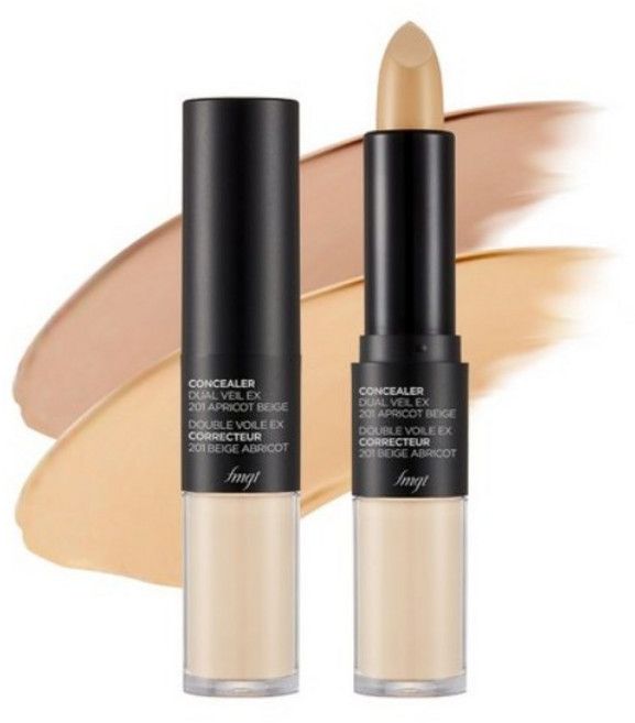 더페이스샵 듀얼 베일 컨실러, 1개, V201애프리콧베이지 색상