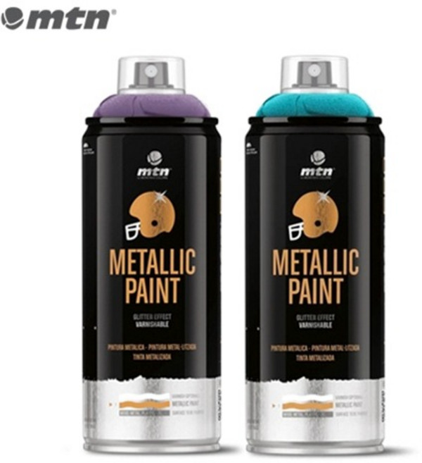 MTN PRO 메탈릭 페인트 락카 캔스프레이 9종, 1개, 400ml, 08/ R-9011_Black