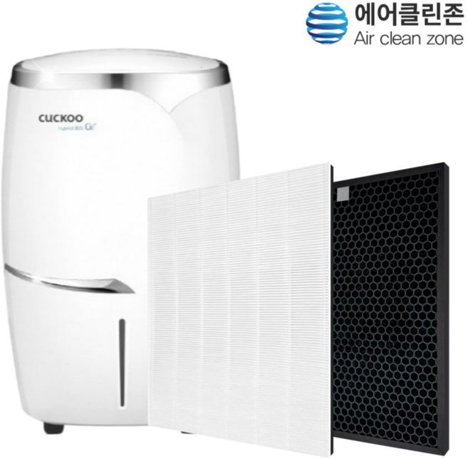 [에어클린존] 쿠쿠 CDH-HA1645FW 공기청정기 국산 H13 호환 필터, H13헤파+활성탄 탈취 / 복합형, 1개