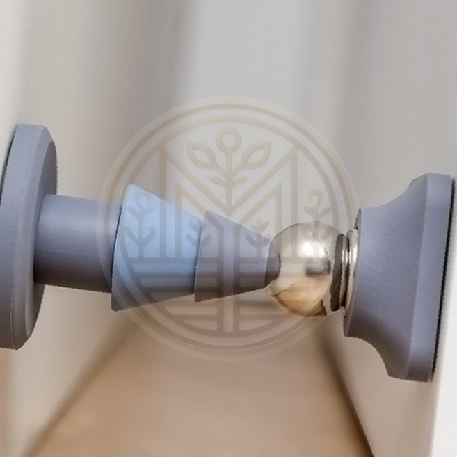 문고정 자석스토퍼 충격방지 바닥부착 도어캐쳐 쾅방지, 1개