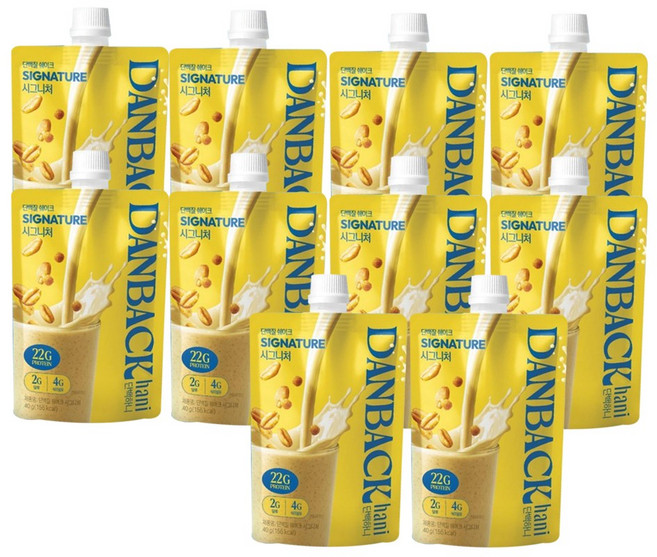 단백하니 단백질쉐이크 시그니처, 10개, 40g