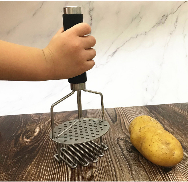 [실버플라워] 감자 2중 으깨기 이유식 매쉬드 포테이토 만들기 003, 스텐, 1개