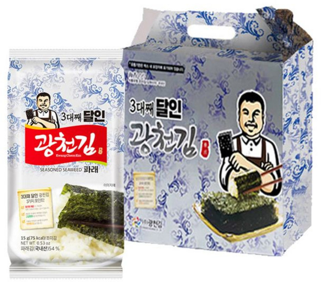 광천김 달인 10호 파래 식탁김, 1개