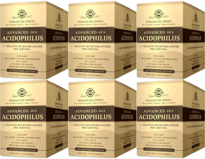 솔가 어드밴스드 40 플러스 애시도필러스, 120정, 6개 - 쿠팡