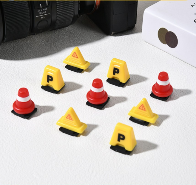 키밍 카메라 귀여운 핫슈덮개 3종 세트, 1세트, 3종 B세트