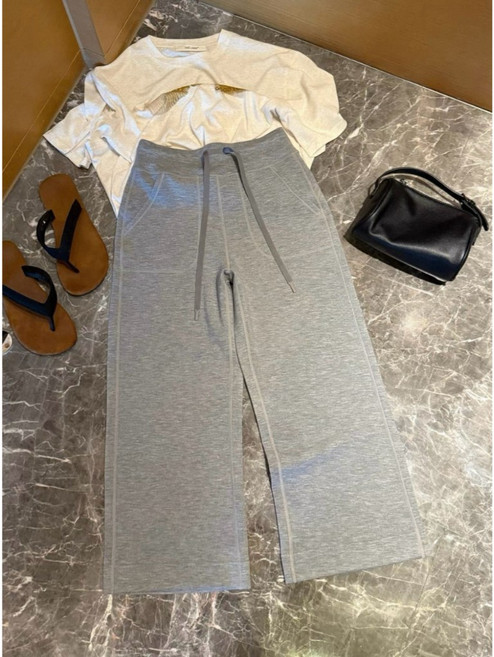 奈看服飾 夏日涼感莫代爾八分休閒褲