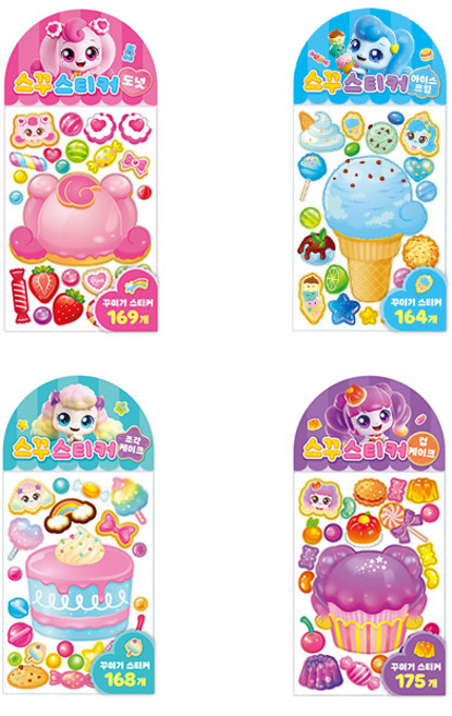 새콤달콤 캐치 티니핑 시즌4 스꾸 스티커 4종, 새콤달콤 캐치 티니핑 시즌4 스꾸 스티커 도넛