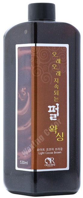 ORAEORAE 오래오래 지속되는 펄 왁싱, [라이트 코코아 브라운], 1개
