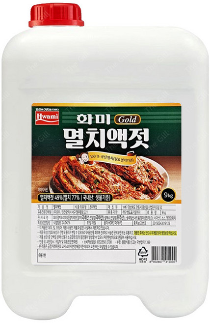 [업소용식자재]46K-화미 멸치액젓 9kg, 1