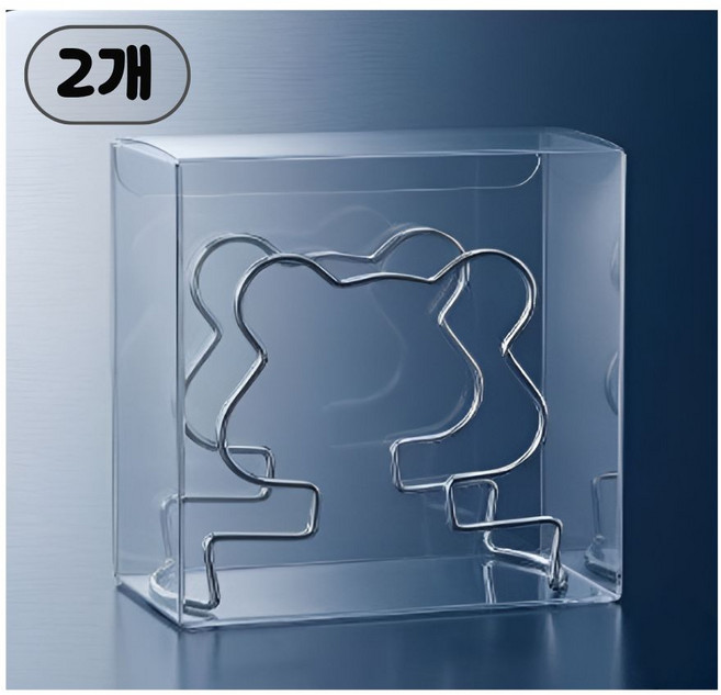 마시오 드립백 거치대 드립 체어 2개, 실버