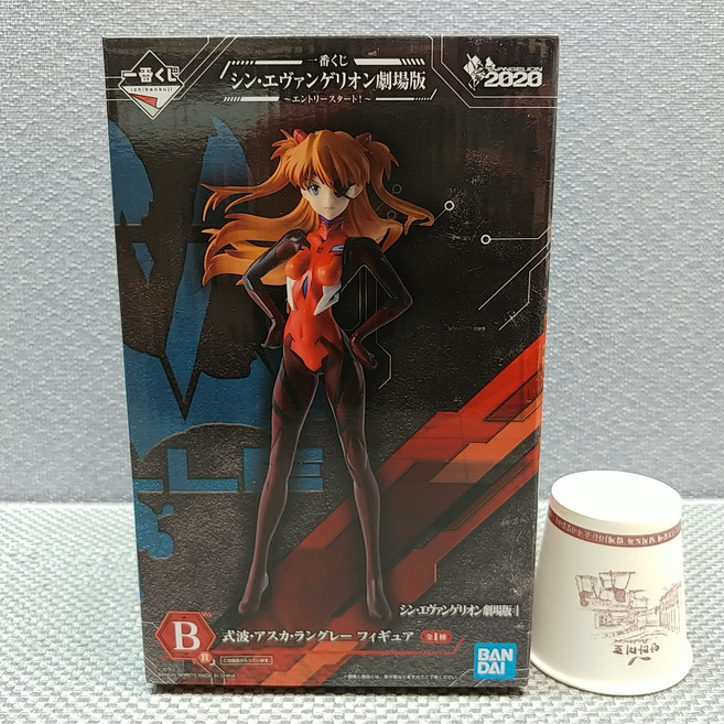 일본내수정품 반프레스토 제일복권 신 에반게리온 B상 시키나미 아스카 랑그레이 피규어, 1개
