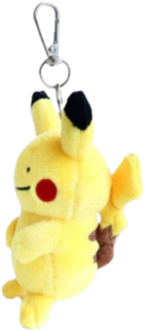 포켓몬스터 피카츄로 변한 메타몽 가방고리 스탠딩, 8cm, YELLOW, 10개
