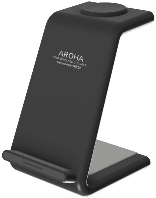 MADE IN KOREA 아로하 3in1 고속 무선멀티충전기, 애플워치호환, 1개